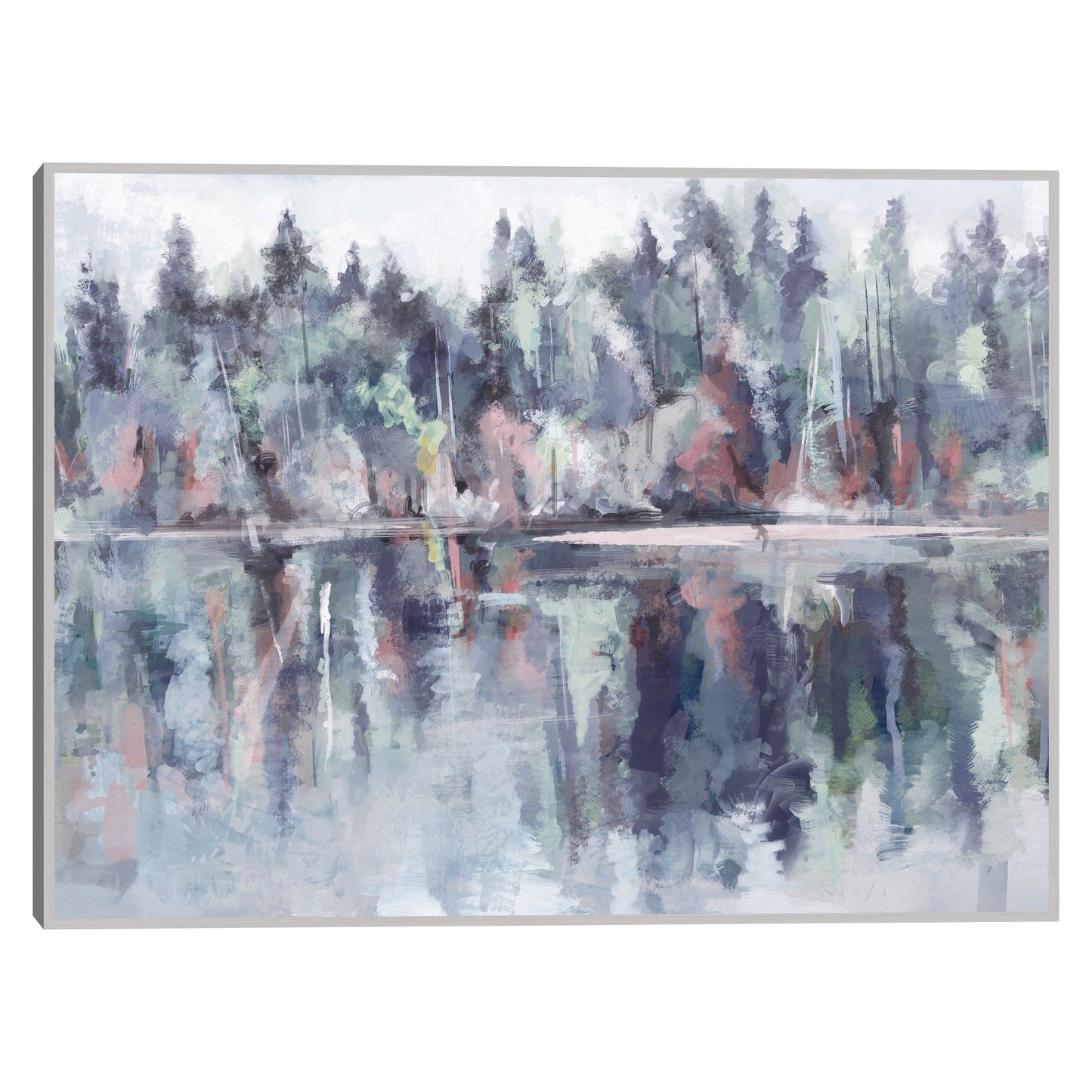 Vista de la casa del lago Luz azul - Studio Arts
