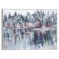 Vista de la casa del lago Luz azul - Studio Arts