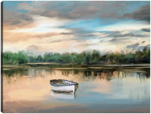 Bote de remos junto al lago - Studio Arts