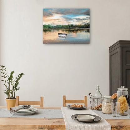 Bote de remos junto al lago - Studio Arts