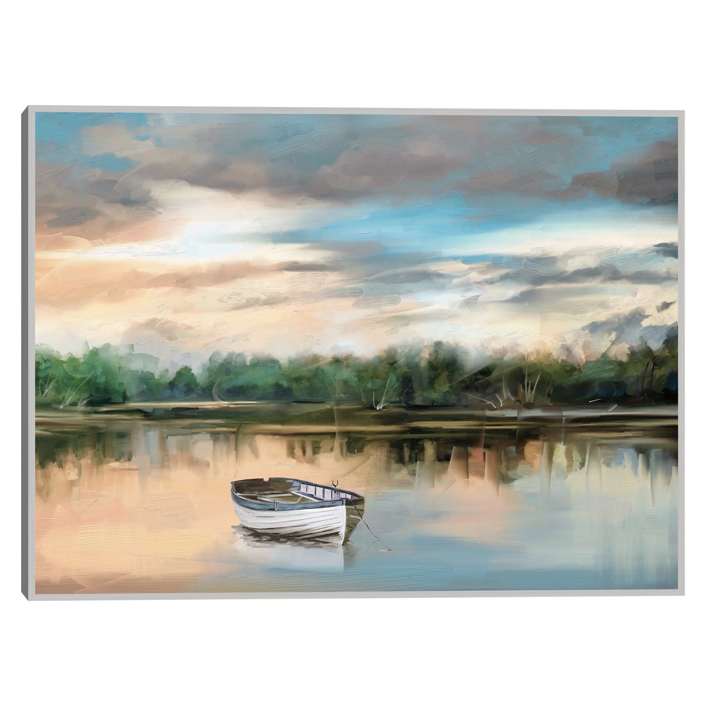 Bote de remos junto al lago - Studio Arts