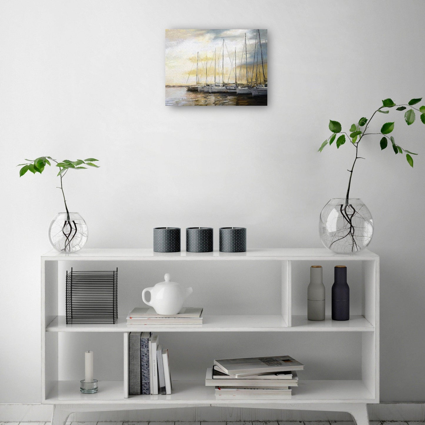 Puerto al atardecer - Studio Arts