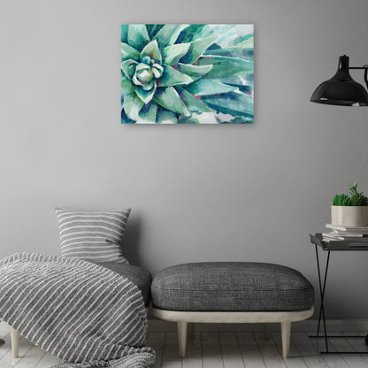 Flor suculenta acuarela - Studio Arts