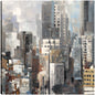 Plaza de siluetas de ciudad II - Studio Arts