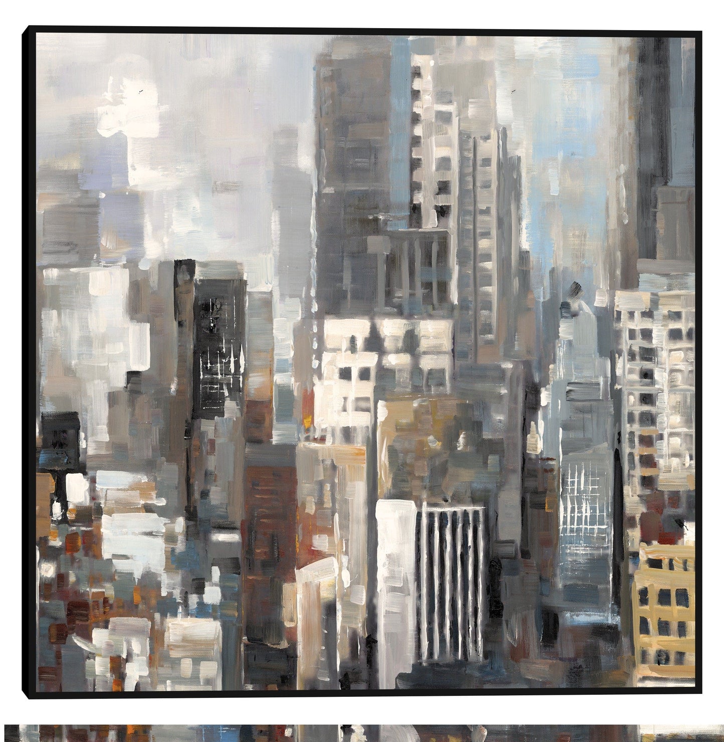 Plaza de siluetas de ciudad II - Studio Arts