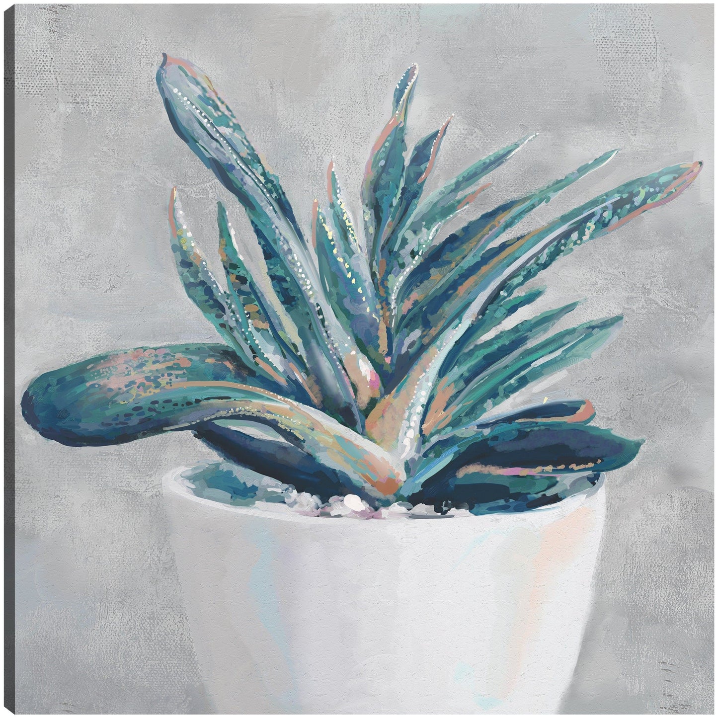 Suculenta en maceta II - Studio Arts