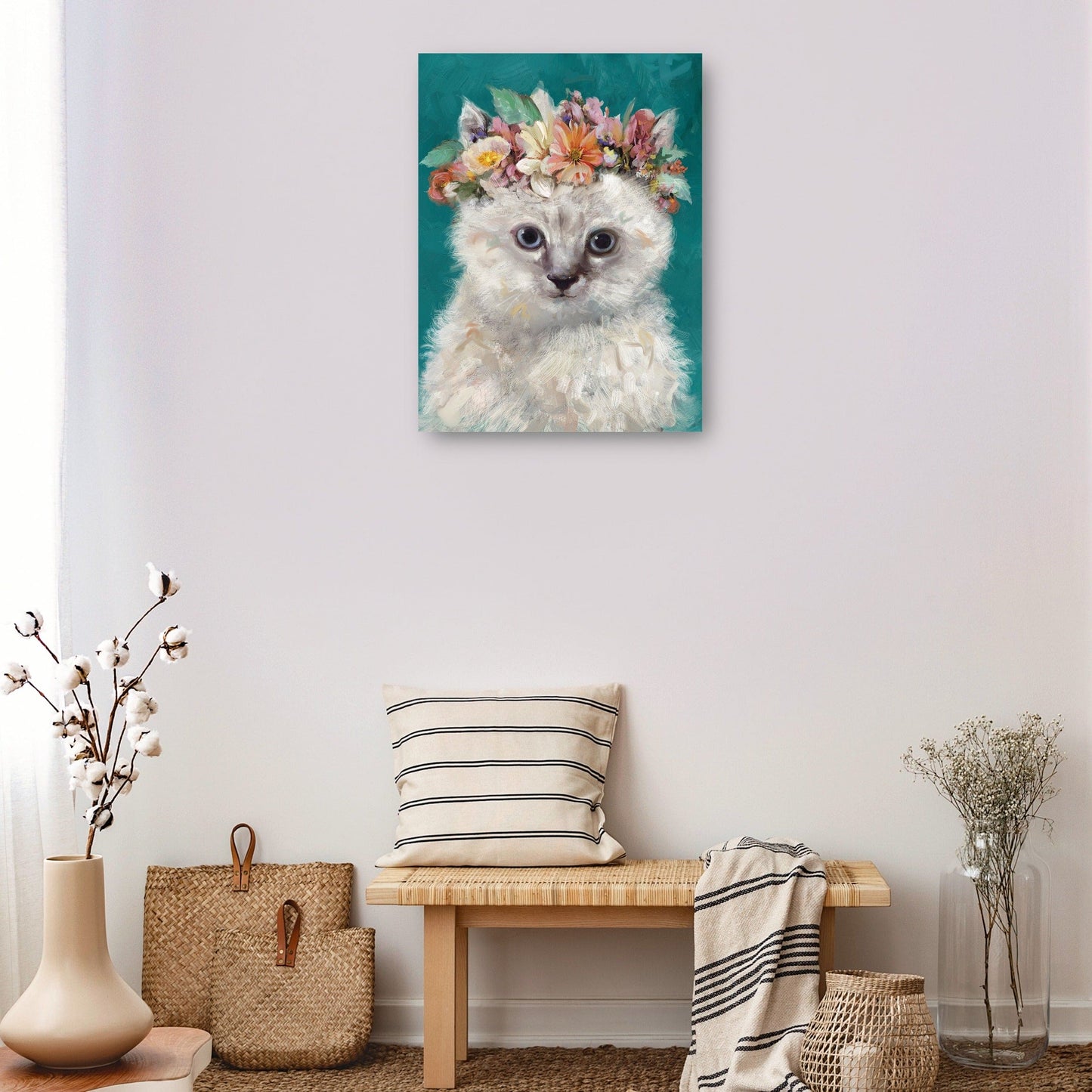 Gatito del poder de la flor I - Studio Arts
