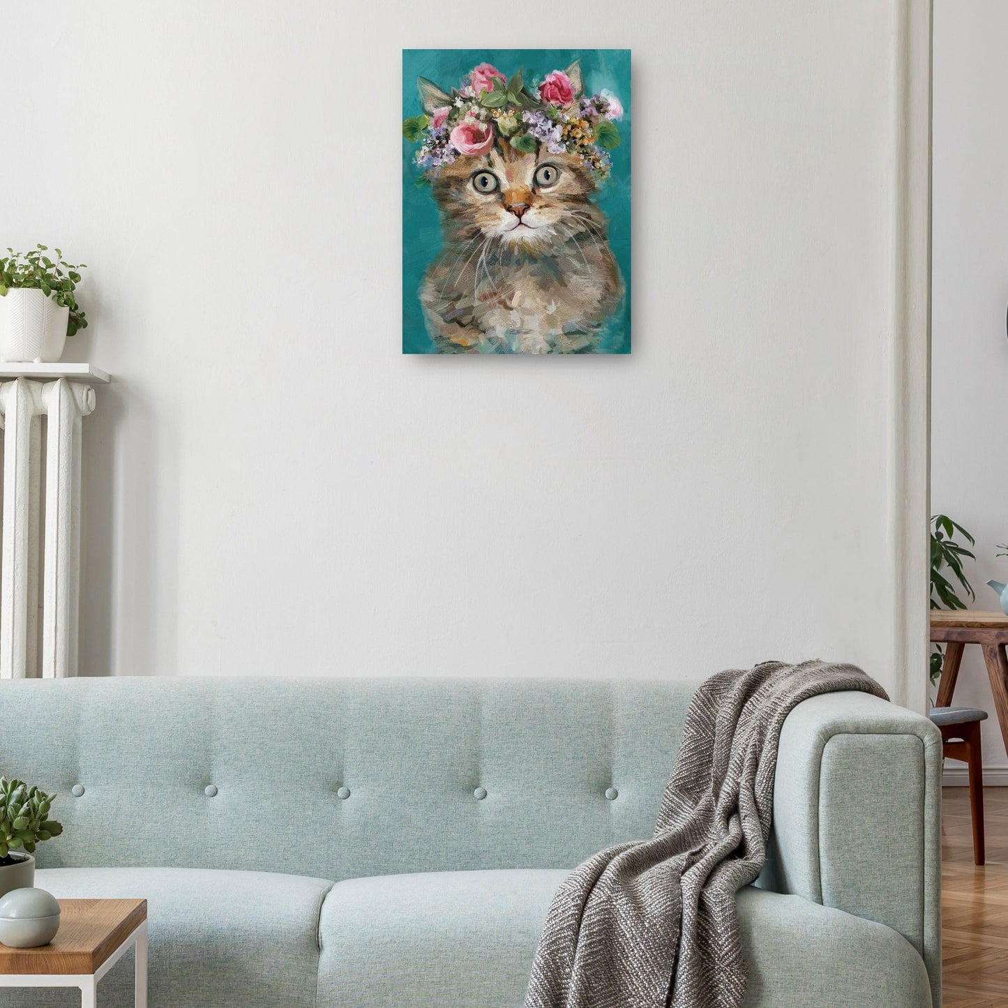Gatito del poder de la flor III - Studio Arts