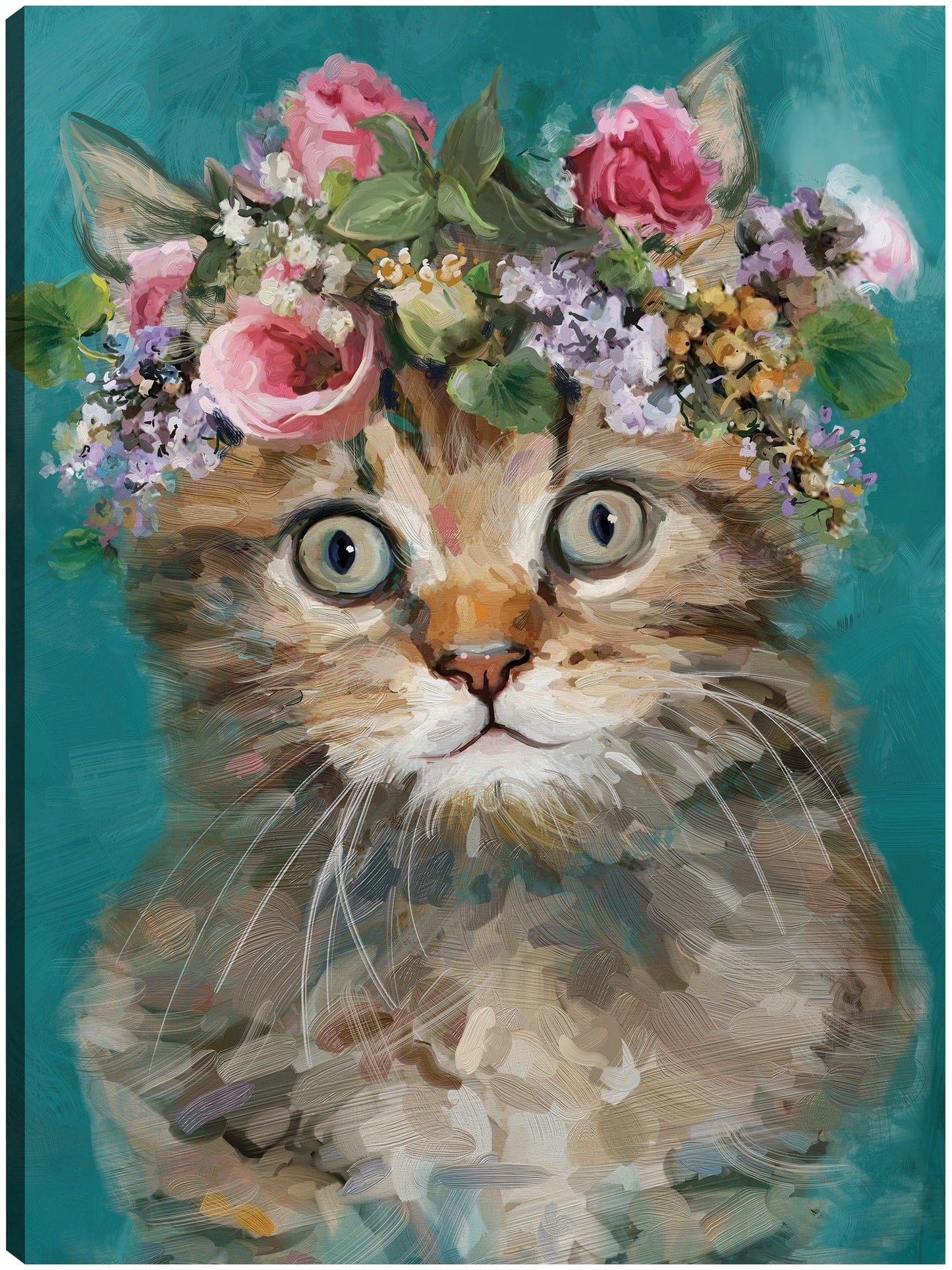 Gatito del poder de la flor III - Studio Arts