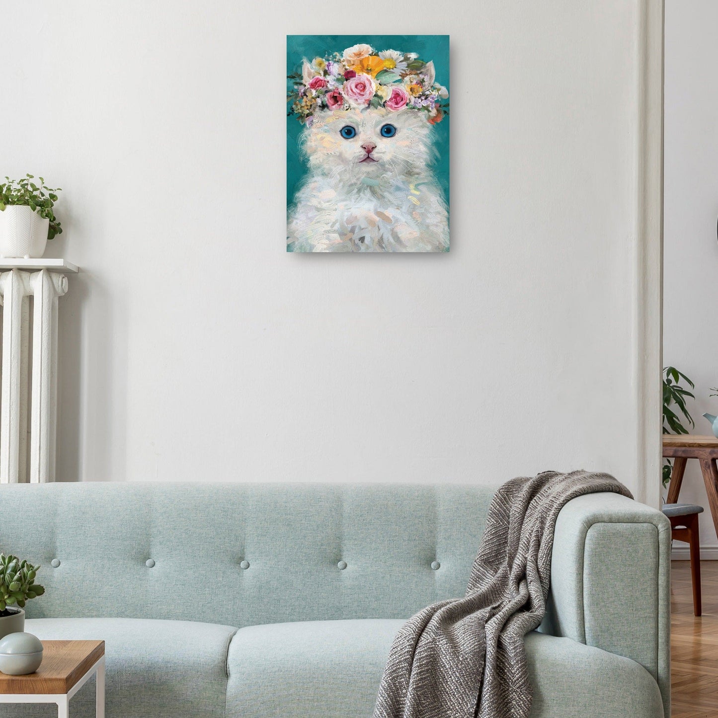 Gatito del poder de la flor IV - Studio Arts
