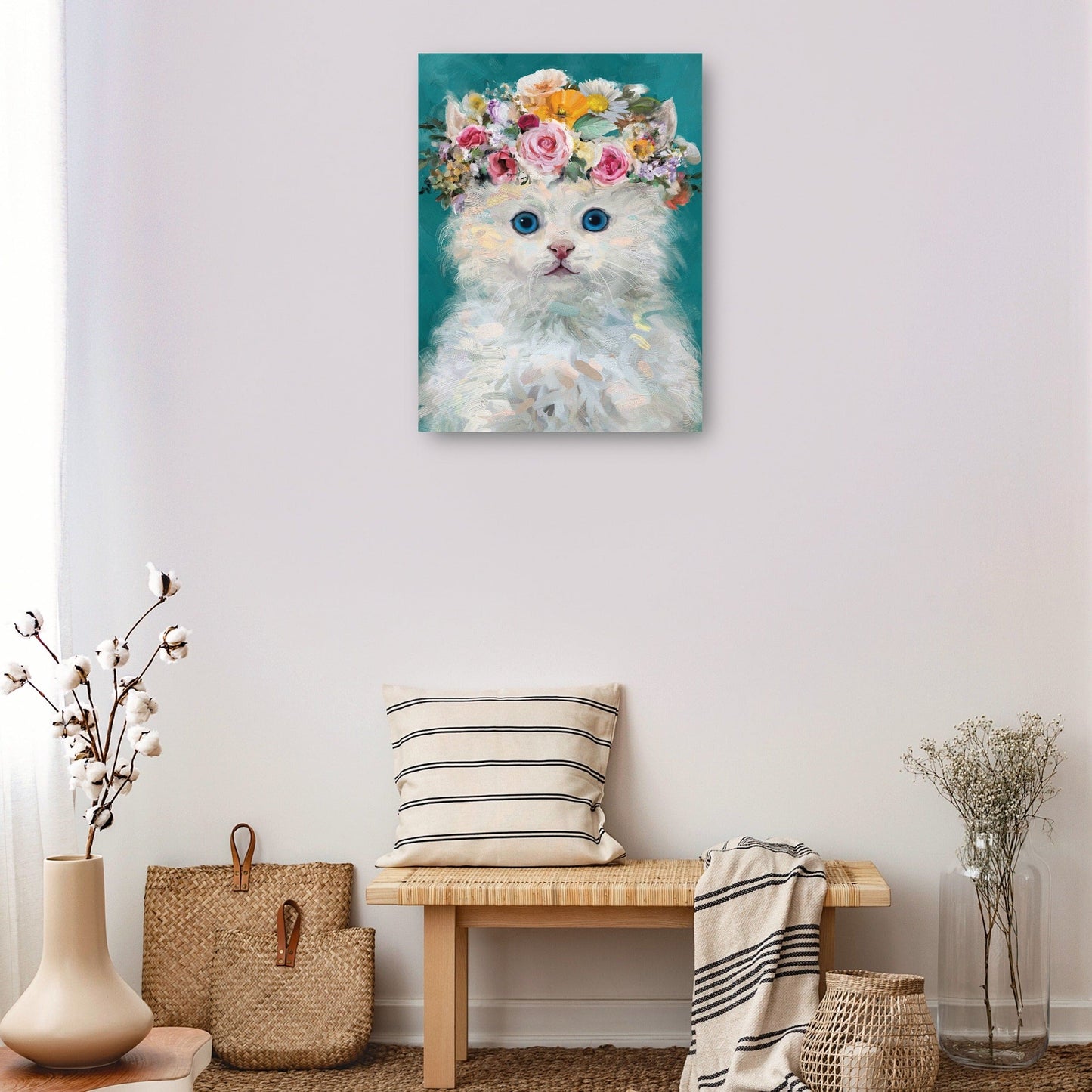 Gatito del poder de la flor IV - Studio Arts
