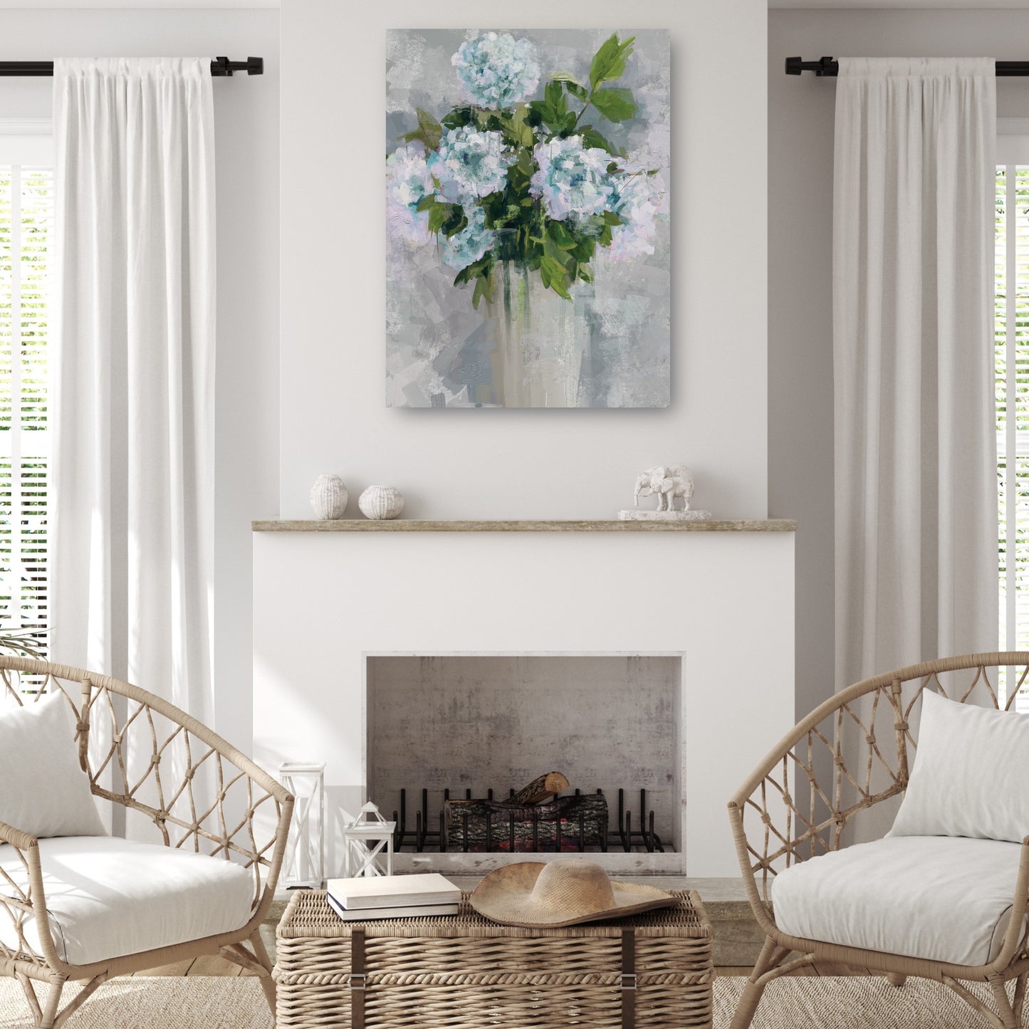 Floral Moderno I Azul - Studio Arts