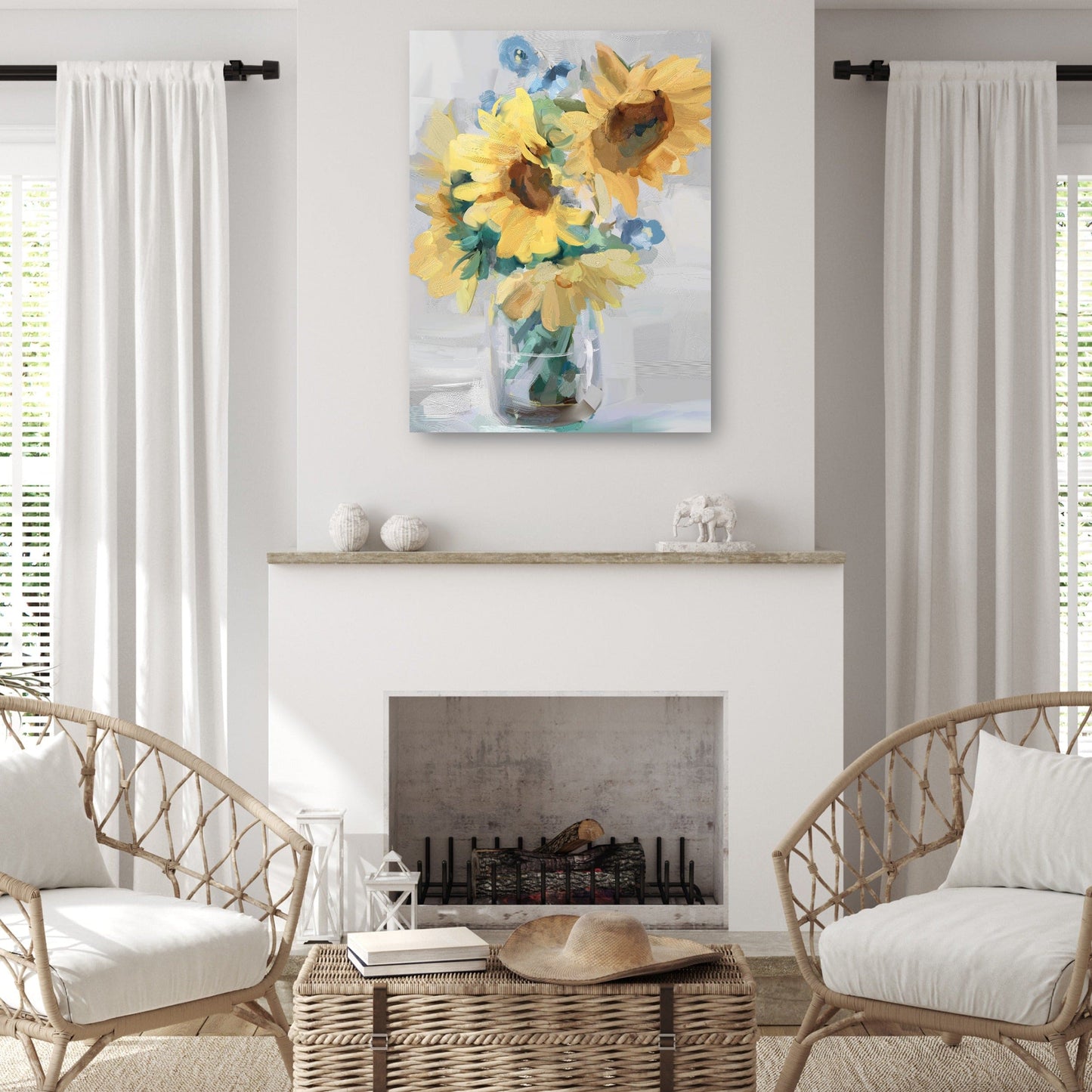Flores girasoles pequeñas II - Studio Arts
