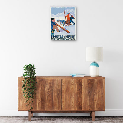 Deporte D'Hiver Esqui Francia - Vintage Apple Collection