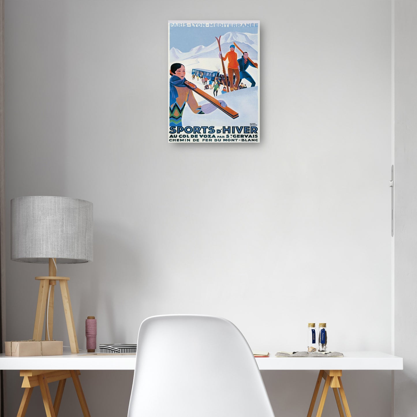 Deporte D'Hiver Esqui Francia - Vintage Apple Collection
