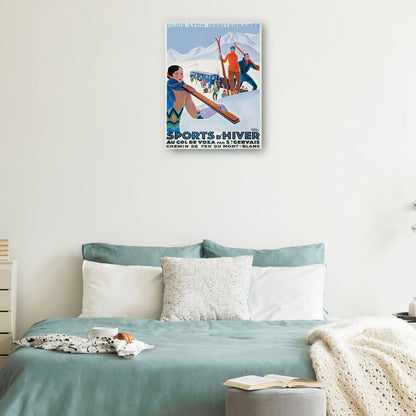 Deporte D'Hiver Esqui Francia - Vintage Apple Collection