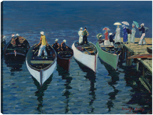 Vacaciones en el Hudson (c. 1912) - George Luks