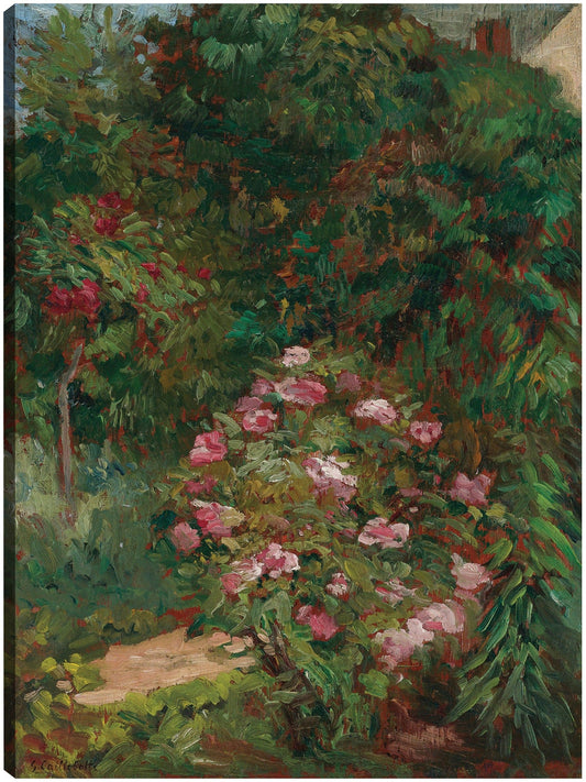 Jardín de flores (1884) - Gustave Caillebotte