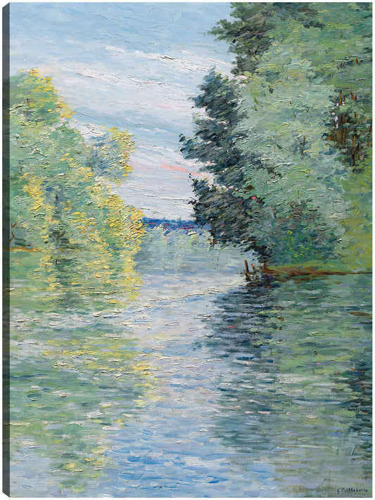 El pequeño brazo del Sena en Argenteuil (1890) - Gustave Caillebotte