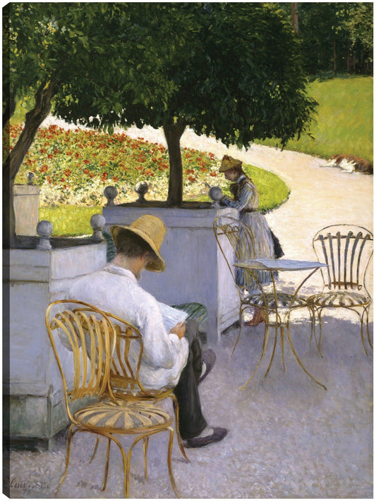 Los naranjos (1878) - Gustave Caillebotte
