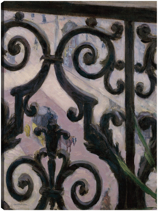 Vista desde un balcón - Gustave Caillebotte