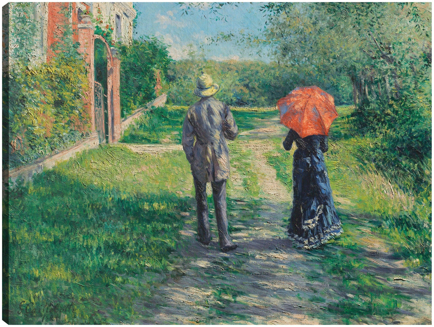 Camino Montant (1881) - Gustave Caillebotte