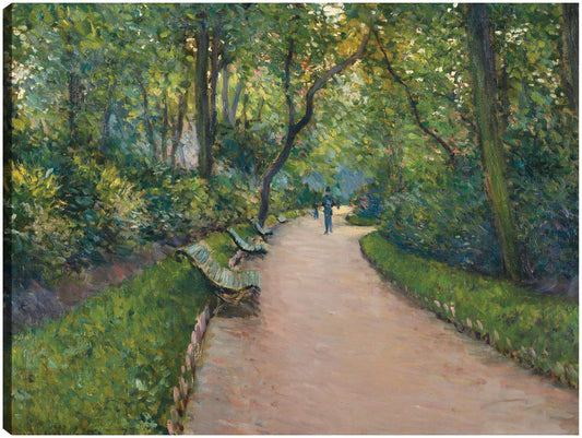 El parque Monceau (1877) - Gustave Caillebotte