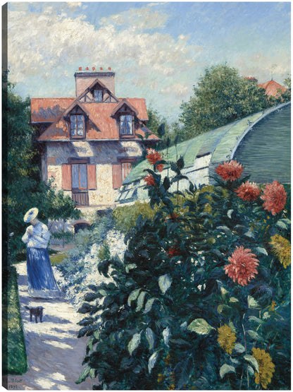 Dalias, jardín de Petit Gennevilliers (1893) - Gustave Caillebotte