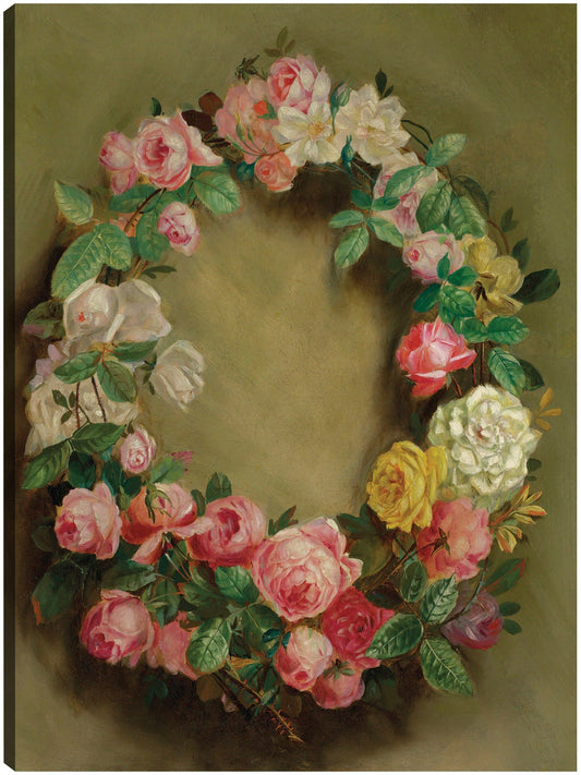 Couronne De Roses (hacia 1858) - Pierre-Auguste Renoir 