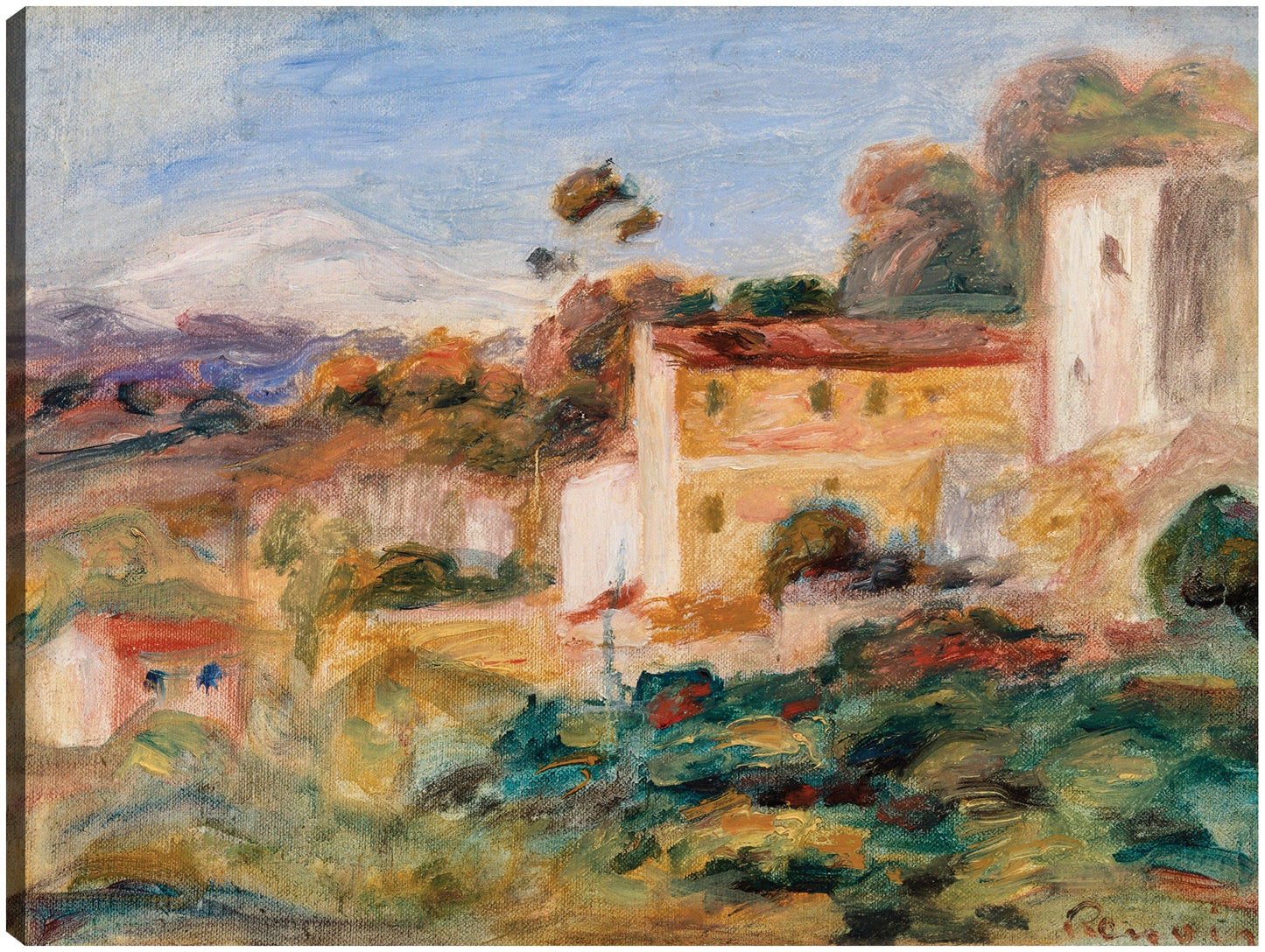 Paisaje (Paysage) (1911) - Pierre-Auguste Renoir 