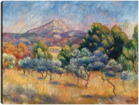 Monte Sainte-Victoire (hacia 1888-1889) - Pierre-Auguste Renoir 