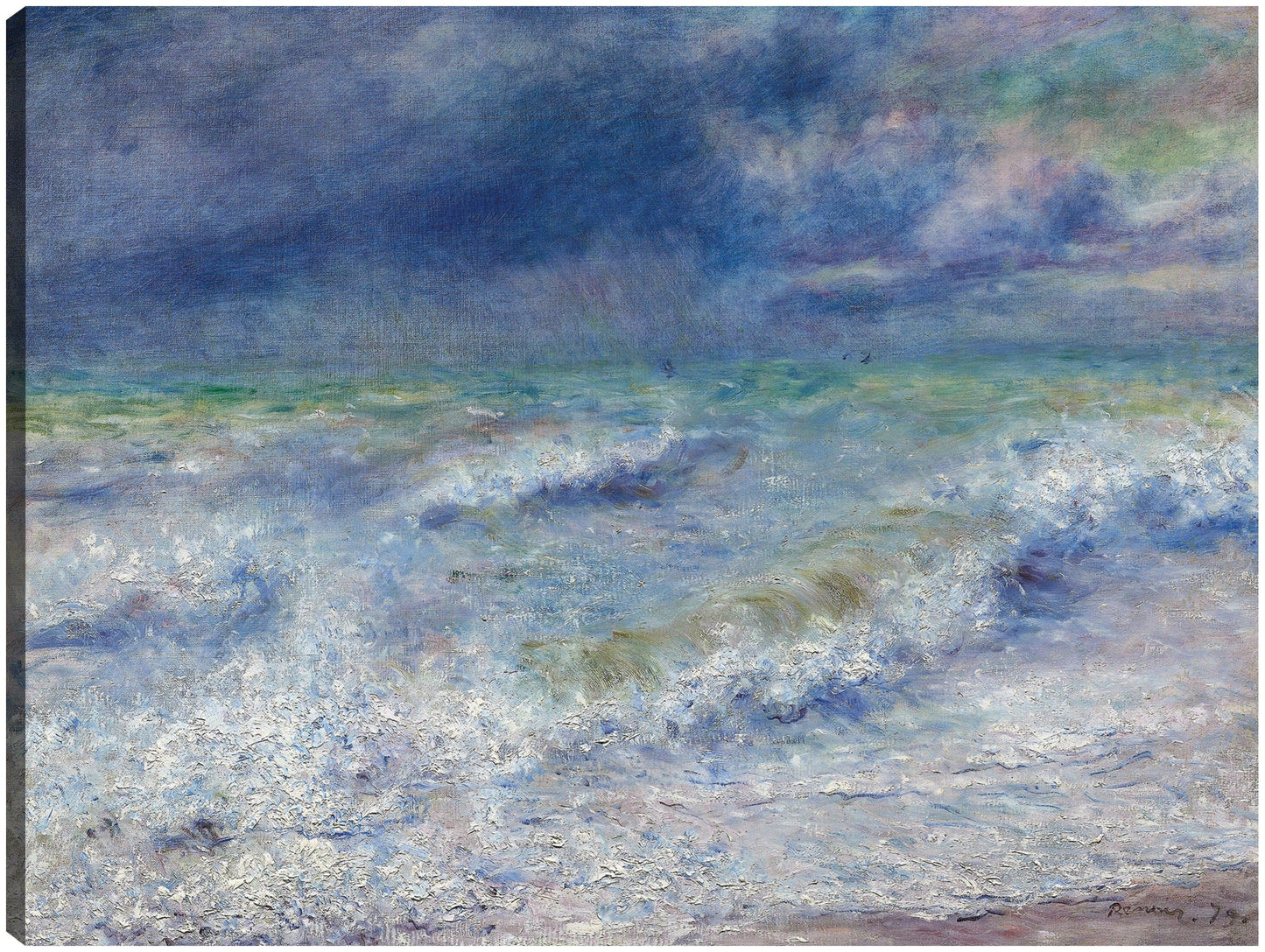 Paisaje marino (1879) - Pierre-Auguste Renoir 