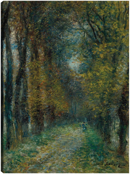 El callejón cubierto (1872) - Pierre-Auguste Renoir 