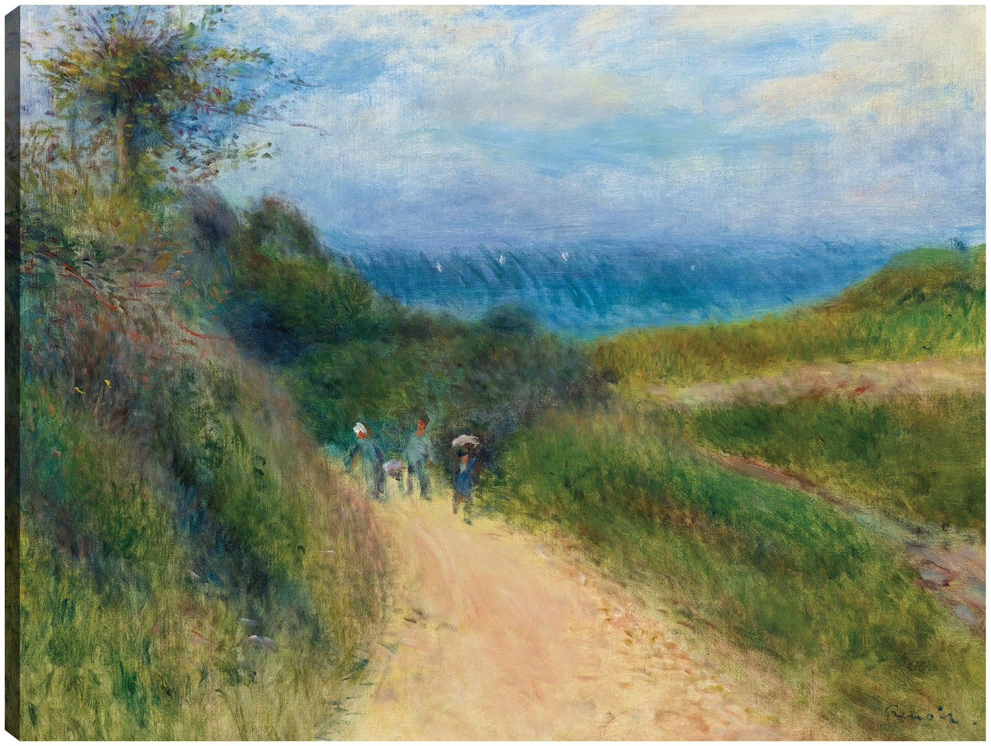 Ruta À ??Berneval - Pierre-Auguste Renoir 
