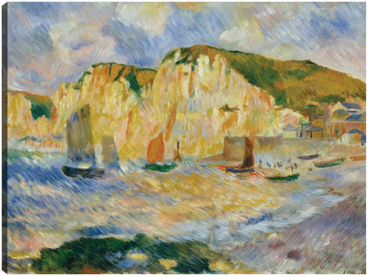 Mar y acantilados (hacia 1885) - Pierre-Auguste Renoir 