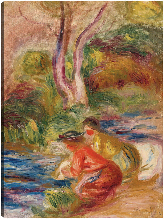 Las lavadoras - Pierre-Auguste Renoir 