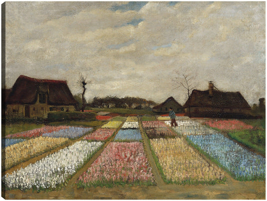 Macizos de flores en Holanda (c. 1883) - Vincent Van Gogh