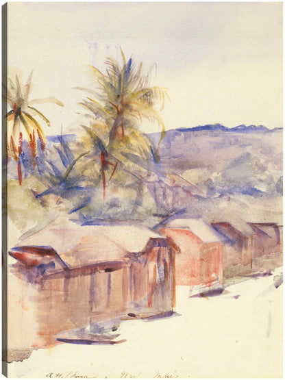 Calle del pueblo, Dominica - Abbott Handerson Thayer