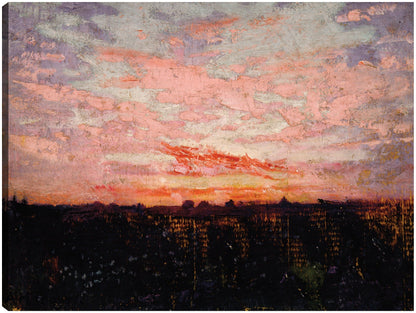 Amanecer o atardecer, estudio para libro, coloración oculta en el reino animal (ca. 1905-1909) - Abbott Handerson Thayer