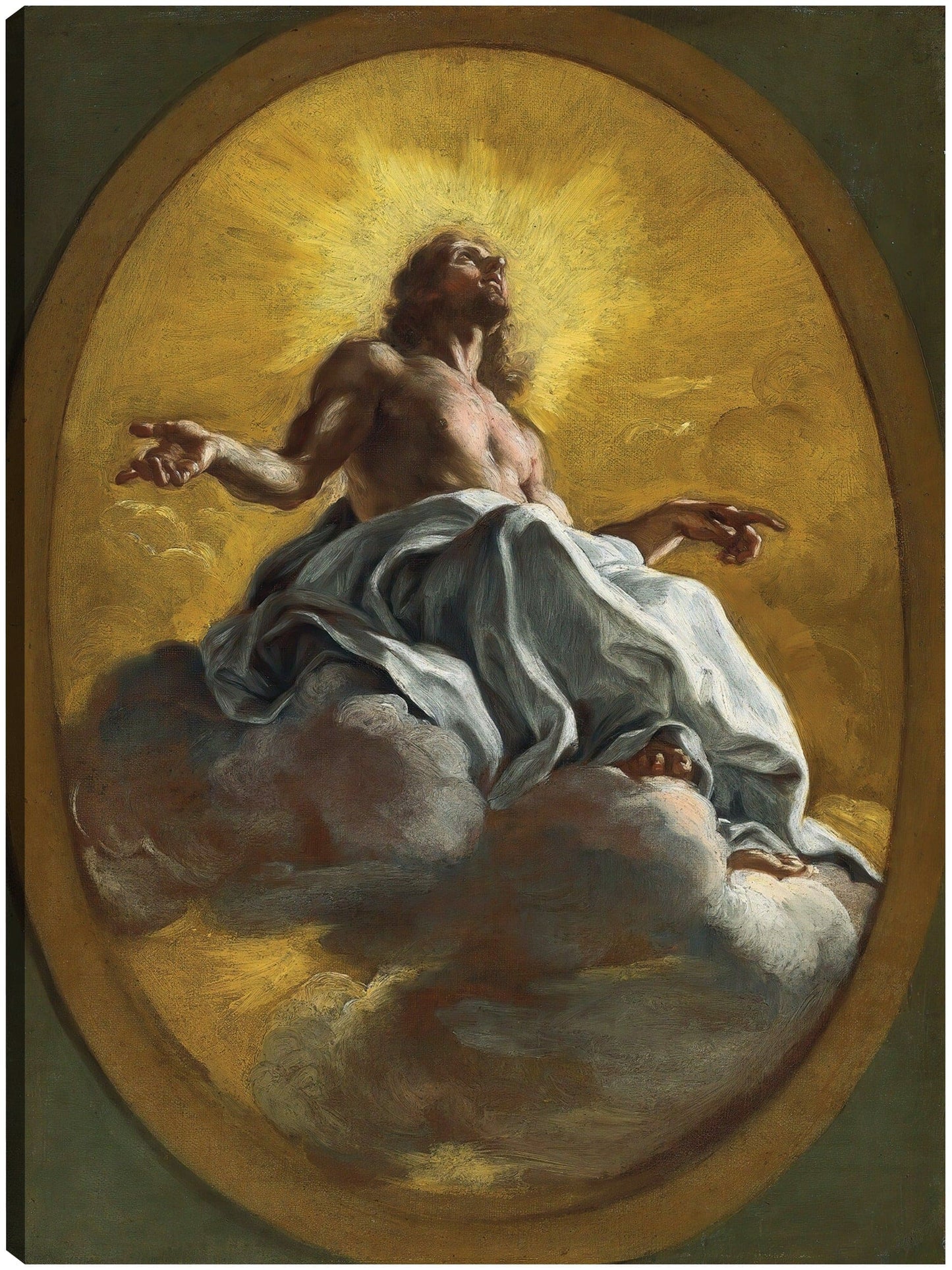 Cristo en gloria - Giovanni Battista Gauli