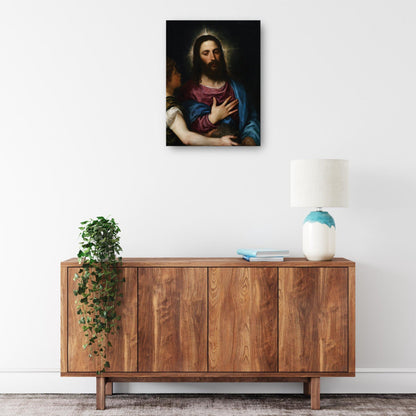 La tentación de Cristo (c. 1516-25) - Titian