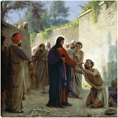 Cristo sanando al ciego - Carl Bloch