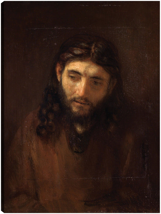 Cabeza de cristo - Rembrandt van Rijn