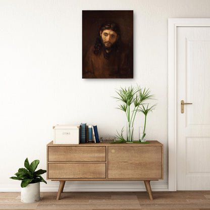 Cabeza de cristo - Rembrandt van Rijn