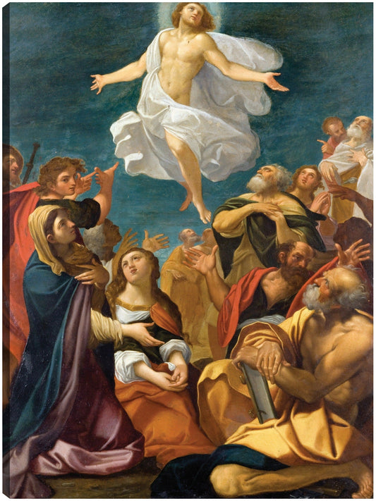 Ascensión de Cristo (hacia 1640) - Giacomo Cavedone