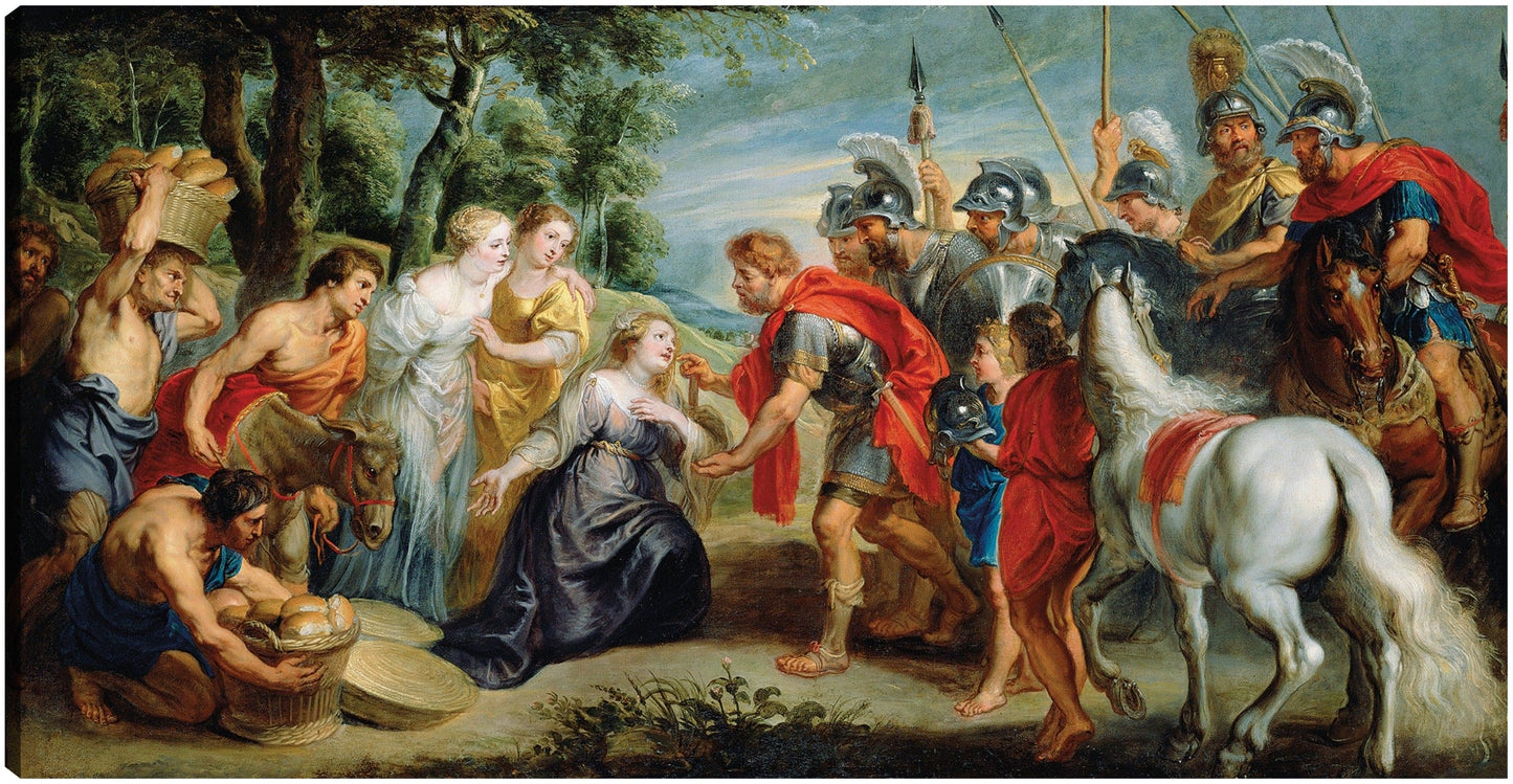 David conoció a Abigail (alrededor de la década de 1620) - Peter Paul Rubens