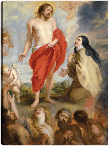 Santa Teresa de Ávila intercediendo por las almas del Purgatorio - Peter Paul Rubens