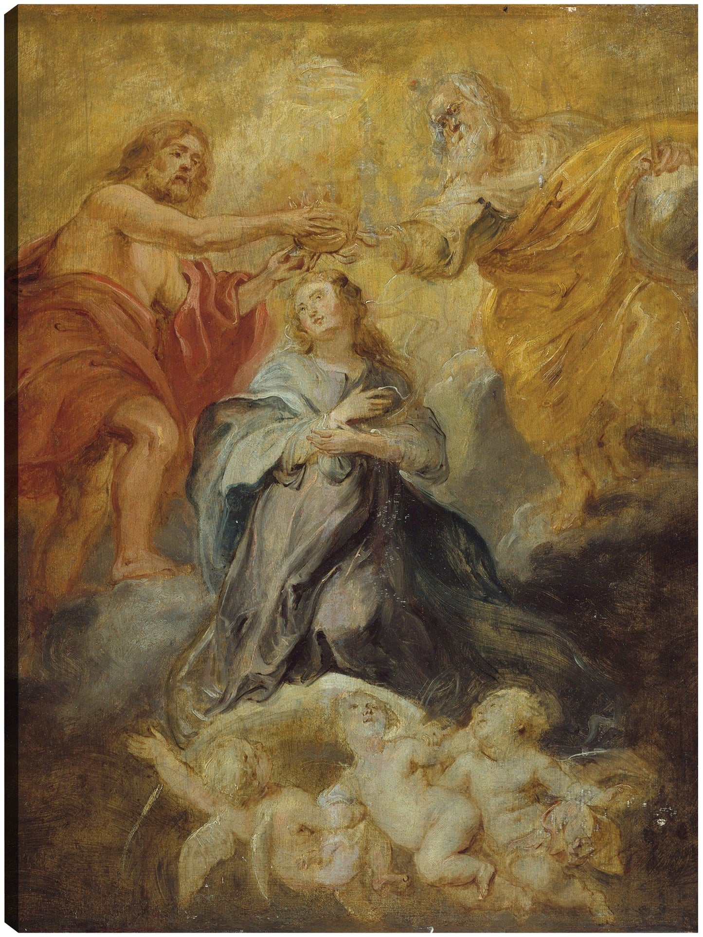 La Coronación de la Virgen (ca. 1632-1633) - Peter Paul Rubens