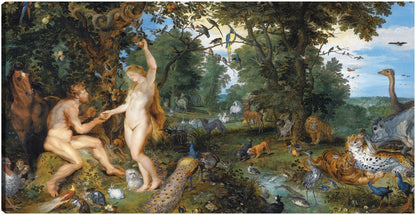 El jardín del Edén con la caída del hombre (c. 1615) - Peter Paul Rubens