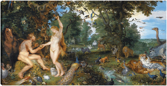 El jardín del Edén con la caída del hombre (c. 1615) - Peter Paul Rubens